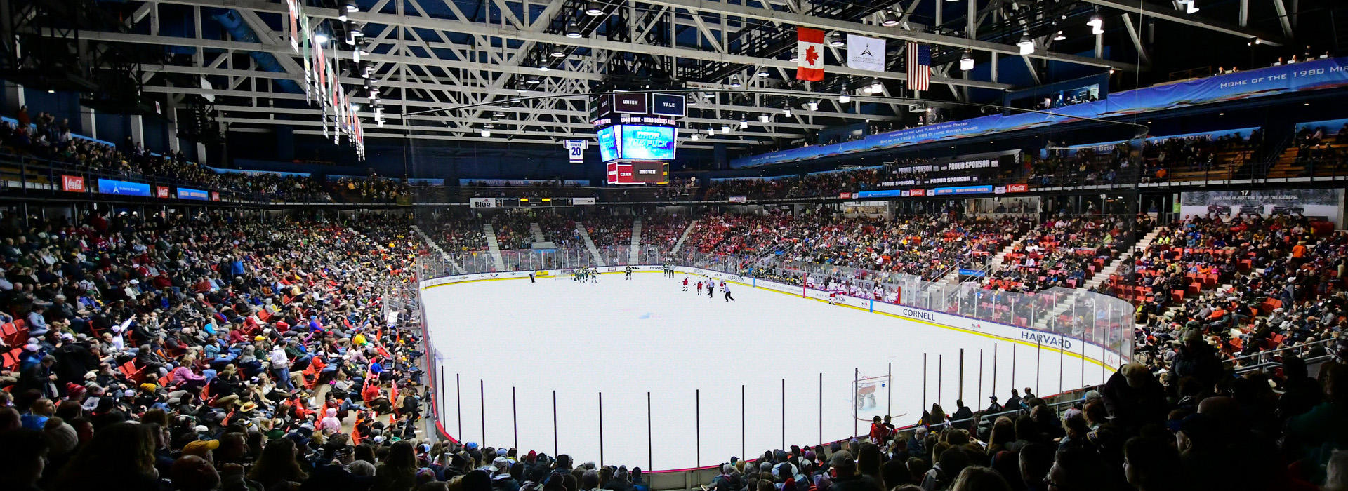 At the ECAC Men's Ice Hockey Championships nside the Olympic Center's 1980 Herb Brooks Arena