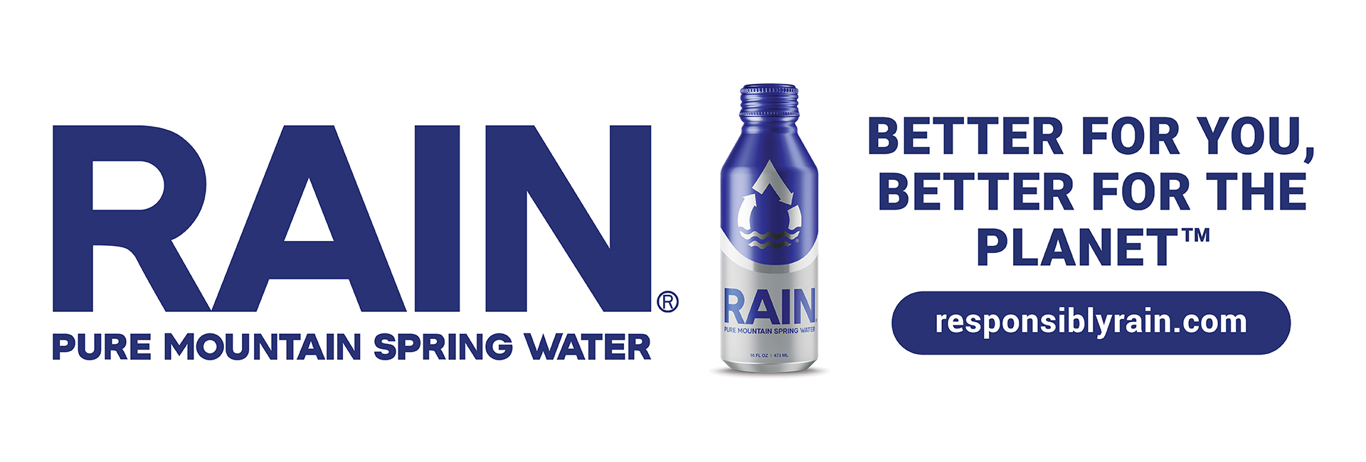 RAIN PURE MOUNTAIN SPRING WATER | BETTER FOR YOU, BETTER FOR THE PLANET | responsiblyrain.com